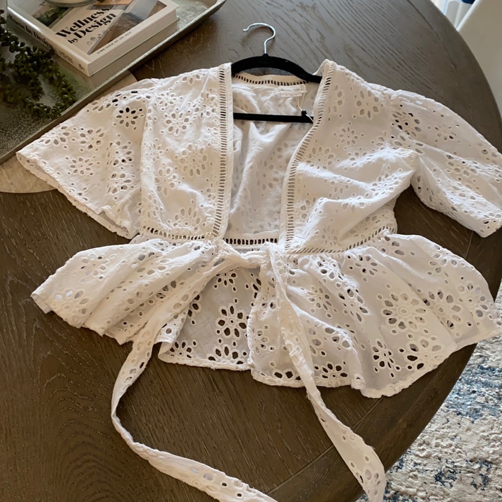 Lovers & friends tie low cut top